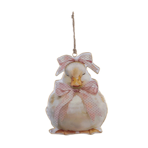 Blanc Mariclò Decoro di Pasqua in metallo "Phaedora" 11x18 cm 4 varianti(1 unità)