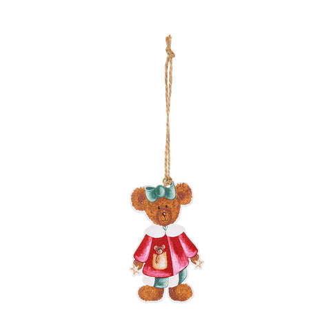 Clouds of Fabric Bear in metal "Bear Wonderland" H12 cm 6 variants (1pc)