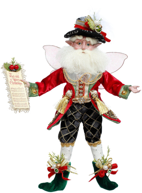 + SM CHRISTMAS CAROL SANTA FAIRY RD/BLK CM