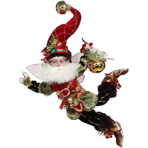 GOODWILL Mark Roberts Fée Père Noël avec clochette, fait main H24 cm