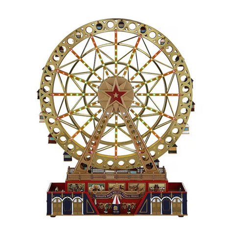 Mr. Christmas Ruota panoramica animata 125 luci led RGB, 50 melodie 31x12.5xH38.5 cm
