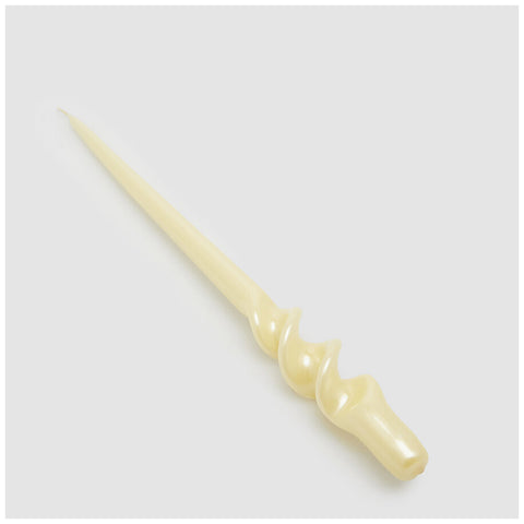 Bougie EDG Twist en cire ivoire 2,2xH40 cm