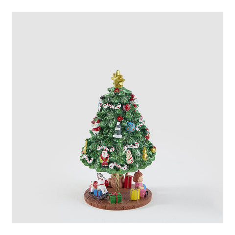 EDG Carillon albero di natale pino poliresina D11 H18 cm