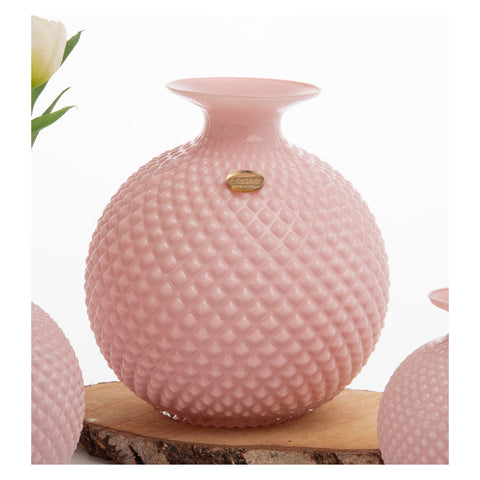 Divina Collection Grand vase en verre "Serenya" D20xH22 cm 2 variantes (1 unité)