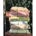 L'Atelier 17 Set 2 asciugamani in cotone con frange "Sorbetto" 11varianti (2pz) - Angelica Home Stabia