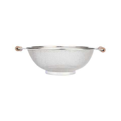 Estia Home Scolapasta in acciaio inox con manici in legno "Allure" 26 cm