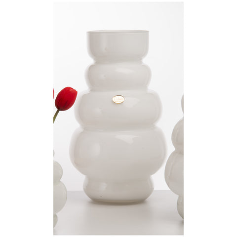 Divina Collection Vaso maxi in vetro "Aurora" D13xH37 cm 2 varianti(1 unità)