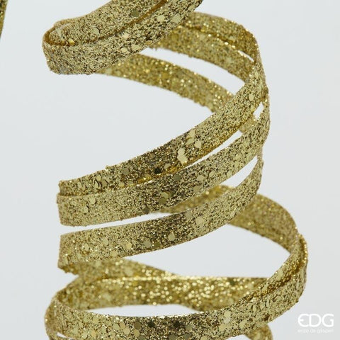 EDG Glitter Christmas decoration gold garland branch H85 cm