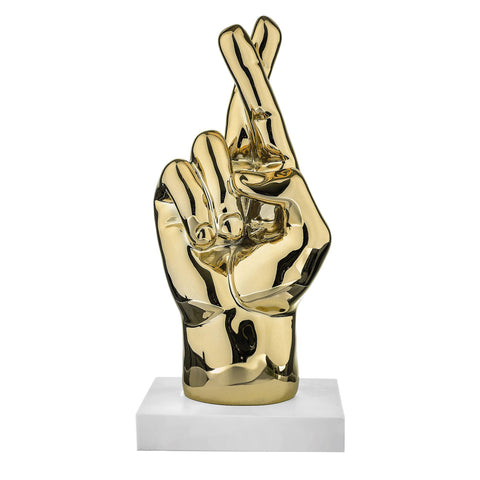 Bongelli Preziosi Scultura Mani Dita incrociate H12 cm 5 varianti(1 unità)