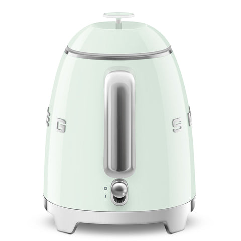 SMEG Smeg Mini Kettle in pastel green stainless steel, 50s 200x200x152mm