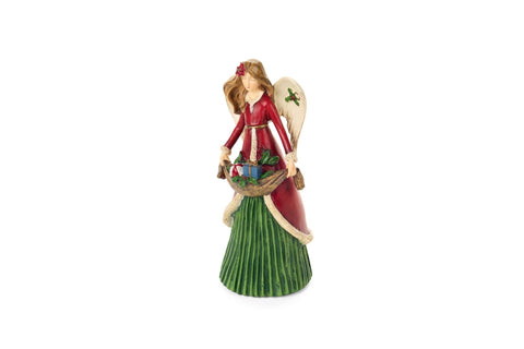 Nuvole di Stoffa Statuina Angelo di natale 12.5x11.5xH30 cm