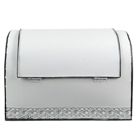 Clayre & Eef Portapane ferro avorio anticato 30x20x20 cm