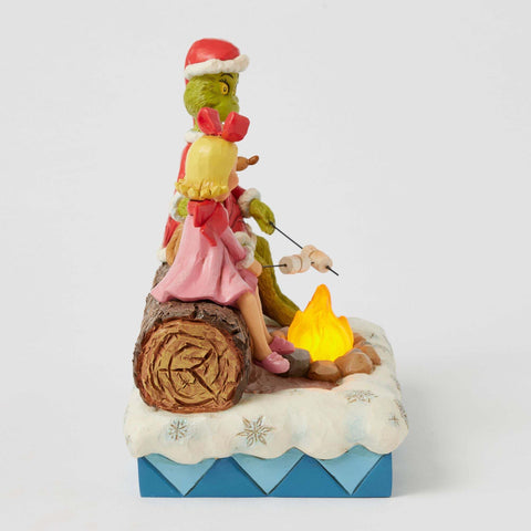Figurine Enesco Grinch en train de rôtir, Jim Shore 18x11xH16 cm
