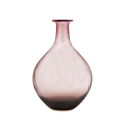 Vase en verre Bordeaux délavé "Helix" D20,5xH21 cm