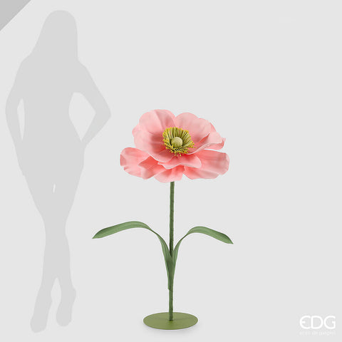 EDG Enzo de Gasperi Fleur Anémone Jumbo artificielle avec base D60xH110 cm