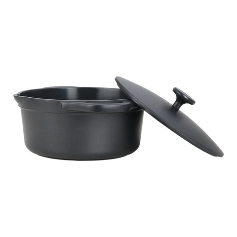Estia Home Casseruola in alluminio antiaderente + coperchio "Ceramiq" 24 cm