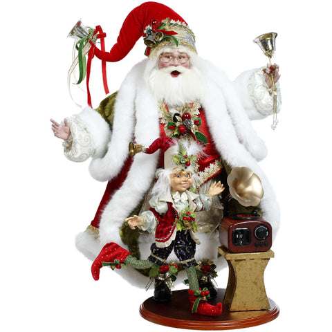 GOODWILL Mark Roberts Babbo natale con elfo H58.5 cm - Angelica Home Stabia
