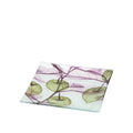 Hervit Piatto decorativo in vetro verde "Alkekengi" 20x20 cm - Angelica Home Stabia