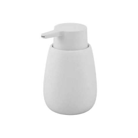 Estia Home Dispenser sapone in ceramica morbida bianca "Fjord" D8.5xH15 cm