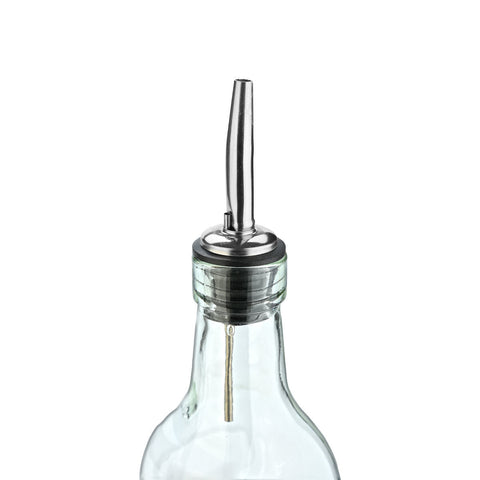 Estia Home Set 2 Bottiglie per Olio e Aceto, base in legno "Allure" 500 ml
