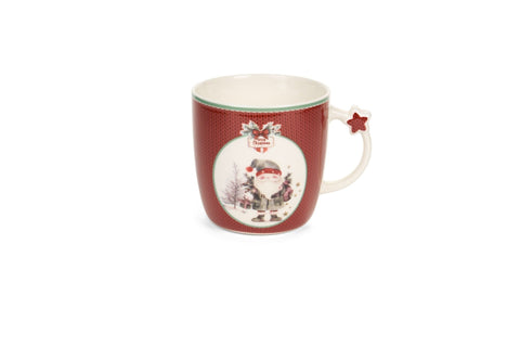 Nuvole di Stoffa Tazza natalizia in ceramica "MAGIC NOEL" 360 ml 4 varianti (1unità)