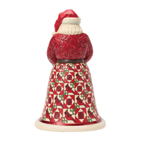 Enesco Statuina Babbo Natale con uccellini, Jim Shore 22.5x20.5xH37 cm