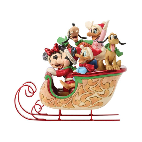 Enesco Mickey Mouse and Friends Christmas Figurine, Jim Shore 20x16xH20 cm