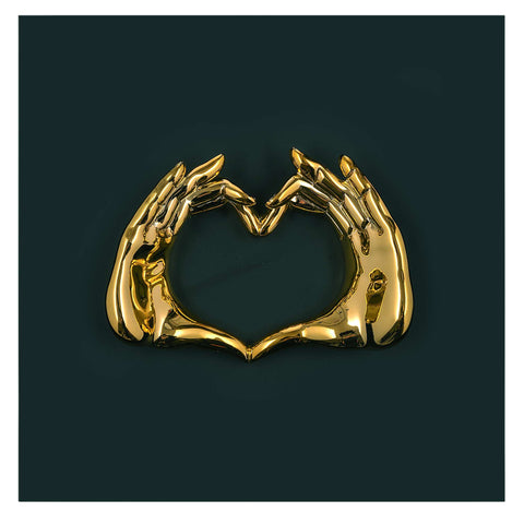 Tableau Bongelli Preziosi Mains Cœur 16x16 cm 2 variantes (1 unité)