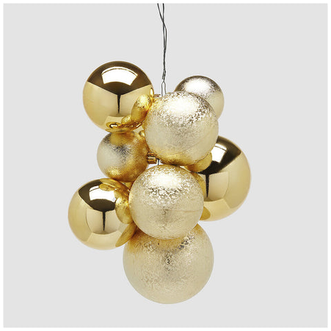 EDG Enzo De Gasperi Bunch of 5 Plastic Spheres, 3 Variants (1 Unit)