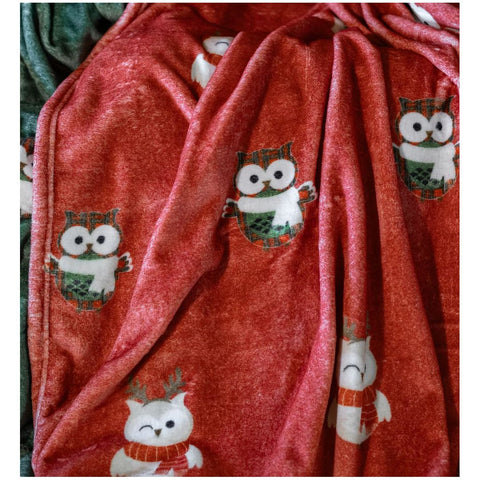 L'Atelier 17 Plaid di natale "Petit Noel" 155x205 cm 8 varianti(1 unità)