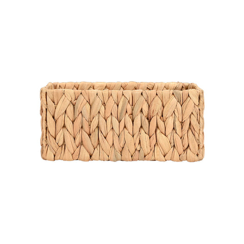 Estia Home Cestino Organizer in giacinto naturale "Florana" 27x17x12 cm