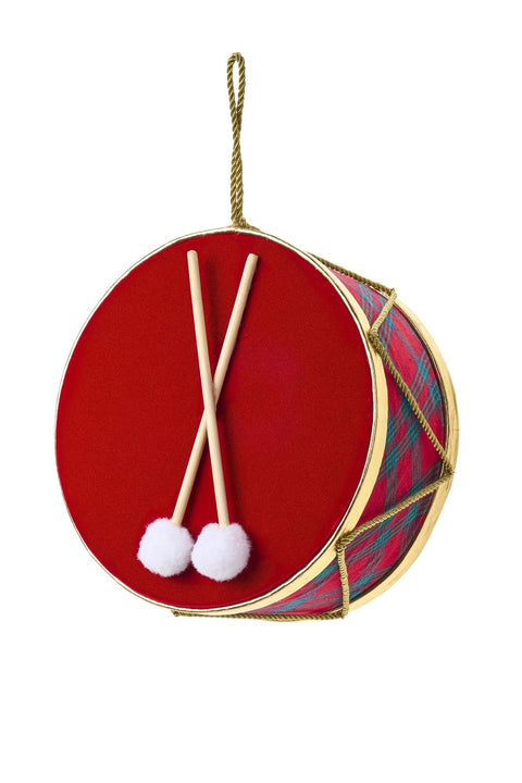 Décoration Tambour de Noël Nuages ​​en Tissu pour Arbre "Carrousel" D30 cm