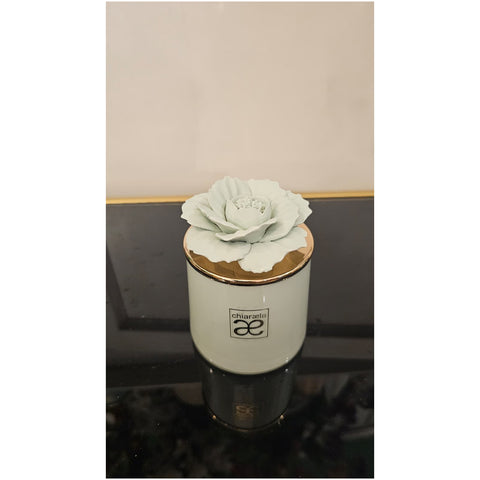 Chiaraela Candela piccola Fiore "Giardino" D7.5xH9 cm 3 varianti(1 unità)