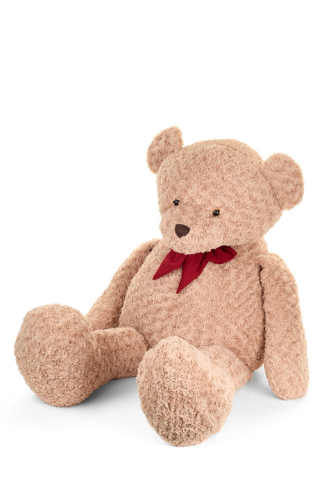 Nuvole di Stoffa Peluche di natale orso con fiocco rosso H80 cm