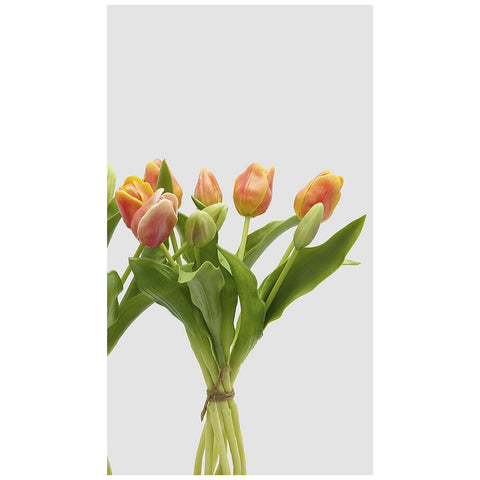 EDG Enzo de Gasperi Bouquet Tulipani x7 Real-Touch artificiali H30 cm 2 varianti(1 unità)