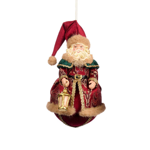 GOODWILL Sfera Babbo Natale per albero 18 cm 2 varianti(1 unità)