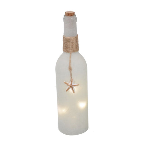 L'Atelier 17 Bottiglia in vetro con luci led D7,3xH30 cm 3 varianti(1 unità)