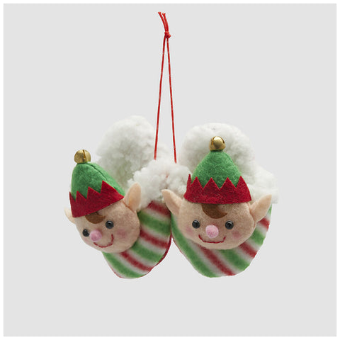 EDG Enzo De Gasperi Elf Slippers Decoration in fabric 13xH4 cm
