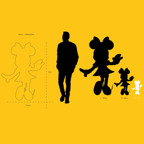 LEBLON DELIENNE Statuina Minnie Welcome piccolo bianco/oro 27.5xH31 cm