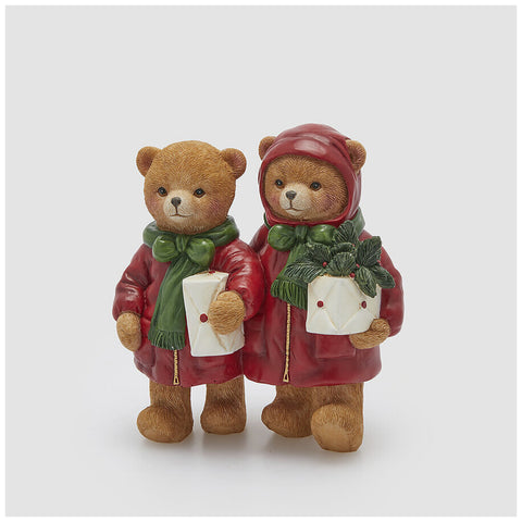 Décoration ours en résine EDG Enzo De Gasperi 13x7xH14 cm