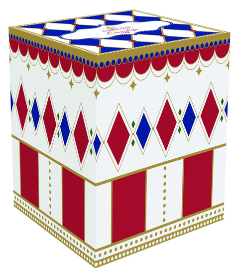 Easy Life Sfera di natale in ceramica "Circus" D7cm 4 varianti(1 unità)