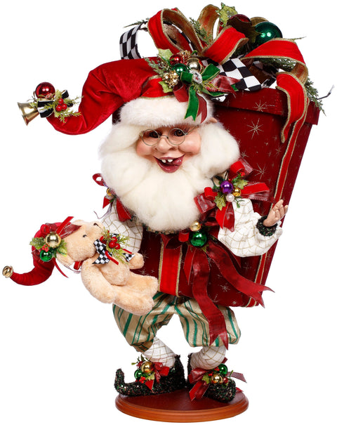 GOODWILL Mark Roberts Statuina Elfo "Christmas Present Elf Doll" medio H61 cm