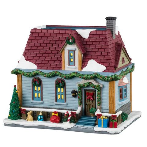 Bâtiment illuminé LEMAX « Résidence Smythe » en porcelaine