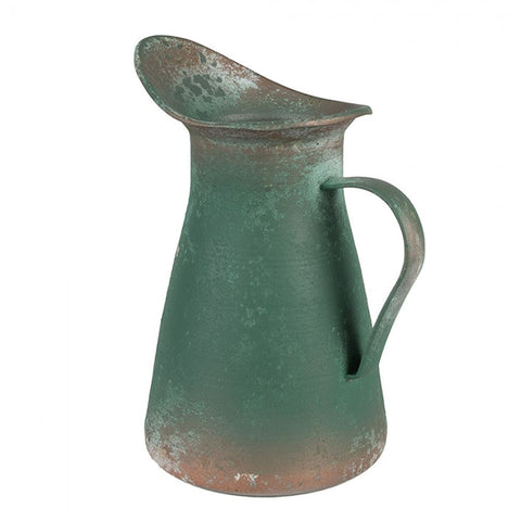 Clayre & Eef Brocca vaso metallo anticato 21x15x25 cm