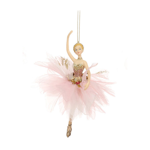 GOODWILL Ballerina pink dress, tree decoration H18 cm 3 variants (1pc)