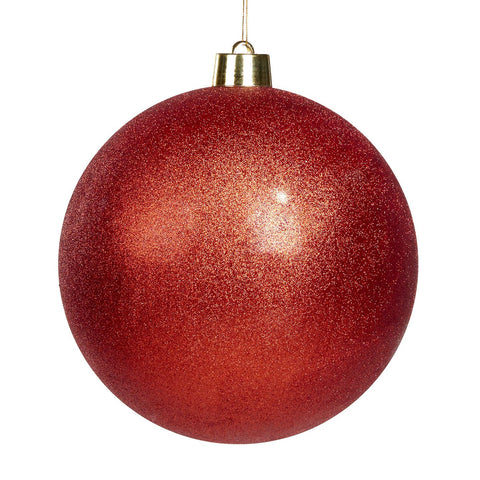 GOODWILL Red Glitter Hanging Sphere D30cm
