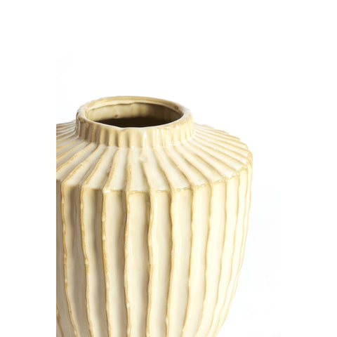 Light & Living Vaso portafiori in ceramica sabbia/beige "Talea" D30xH32 cm