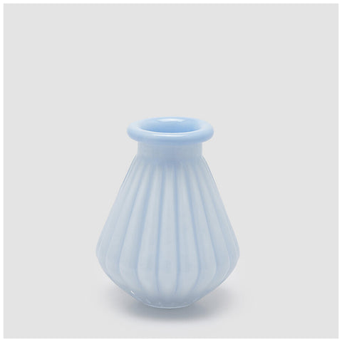 Edg Enzo de Gasperi Striped glass vase with rim D16xH20 cm 4 variations (1 unit)