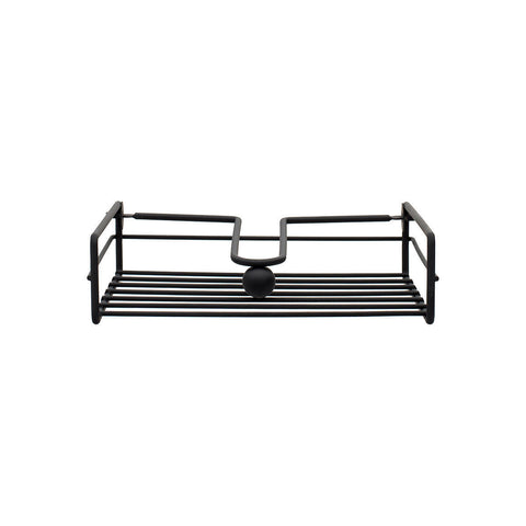 Estia Home Portatovaglioli in metallo nero 19x18.8xH5 cm