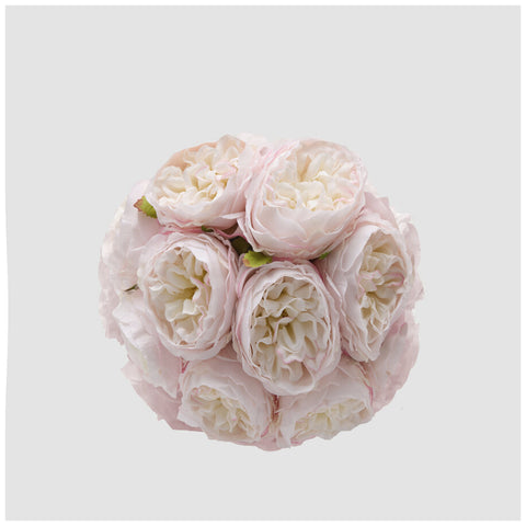 EDG - Enzo De Gasperi Sfera decorativa Rose(18) artificiali D19 cm